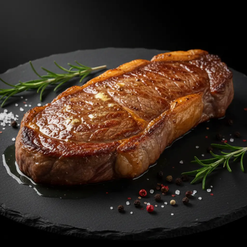 Rosedale Ruby 180 Days Grain Fed Beef Striploin Steak Cut | The ...