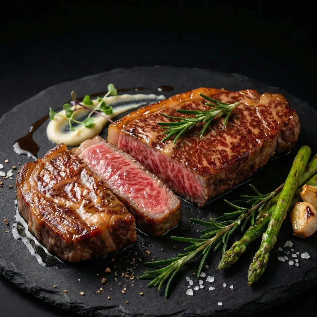 3 Yugo Wagyu Beef Striploin Steak MB 45.webp