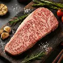 Kagoshima Wagyu A4 Striploin Steak (Portion Cut) เนื้อคาโกชิมาวากิว สตริปลอยน์ A4 ตัดสเต็ค