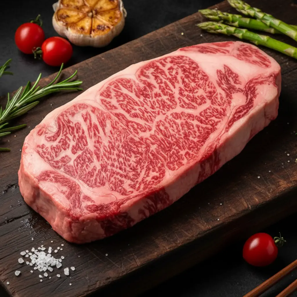 Yonezawa Wagyu A5 Striploin Steak (Portion Cut) เนื้อโยเนซาวะ วากิว สตริปลอยน์ A5 ตัดสเต็ค