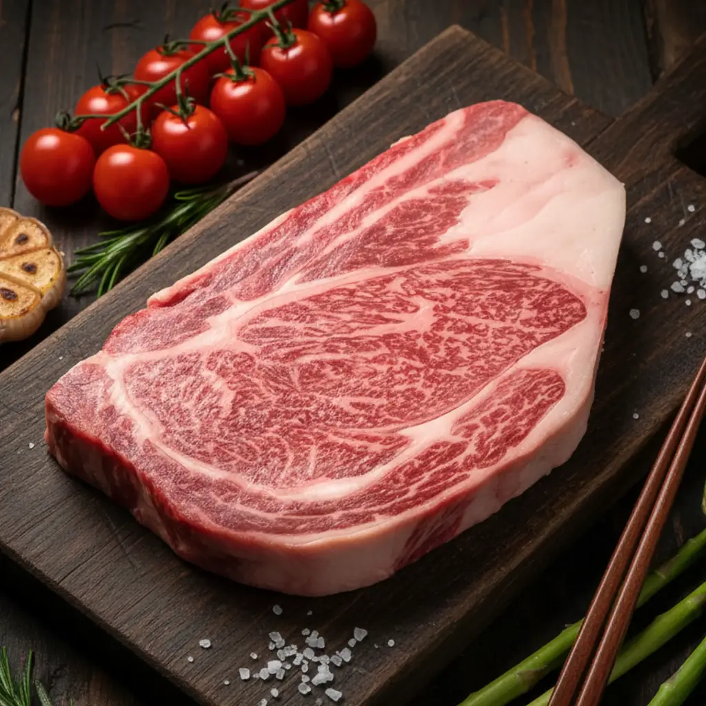 Yonezawa Wagyu A5 Ribeye Steak (Portion Cut) เนื้อโยเนซาวะ วากิว ริบอาย A5 ตัดสเต็ค