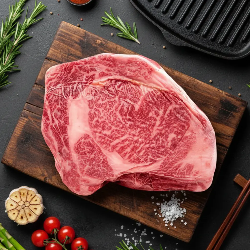 WAO Wagyu A5 Striploin Steak (Portion Cut) วาโอะ วากิว สตริปลอยน์ A5 ตัดสเต็ค