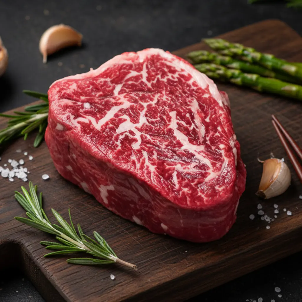 Ruby Reserve Wagyu Beef Tenderloin Steak MB 6/7 เนื้อวากิวออสเตรเลีย เทนเดอลอยน์ MB6/7 ตัดสเต็ค