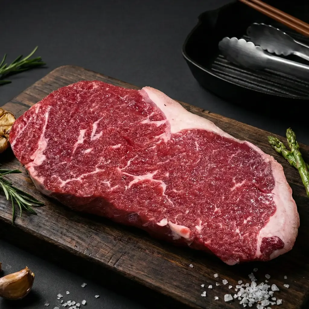 Sondella 100 Days Grain Fed Beef Striploin (Portion Cut) เนื้อออสเตรเลีย เกรนเฟด 100 วัน สตริปลอยน์ ตัดสเต็ค