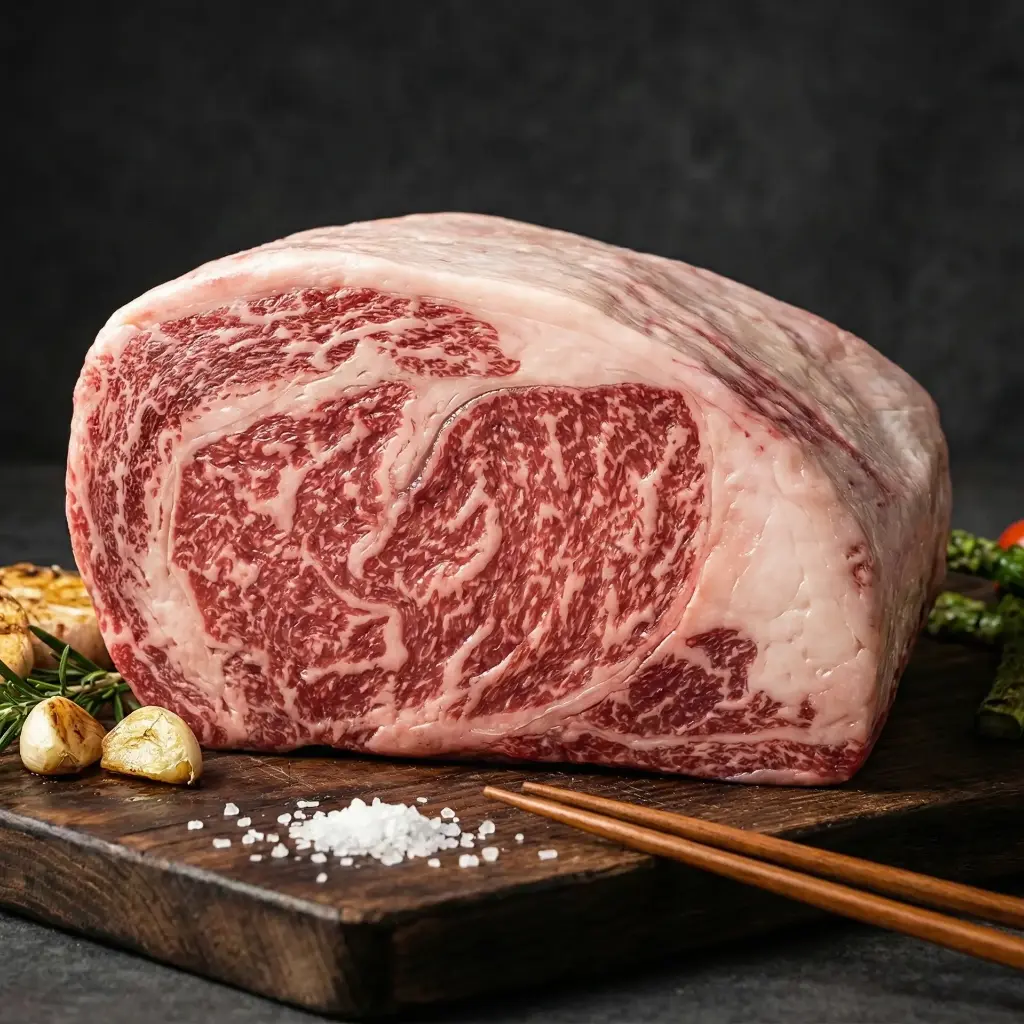 Hokkaido Tokachi Nobels Herb Ribeye Steak (Portion Cut) เนื้อฮอกไกโด โทคาชิ โนเบลส์ เฮิร์บ ริปอาย สเต็ค