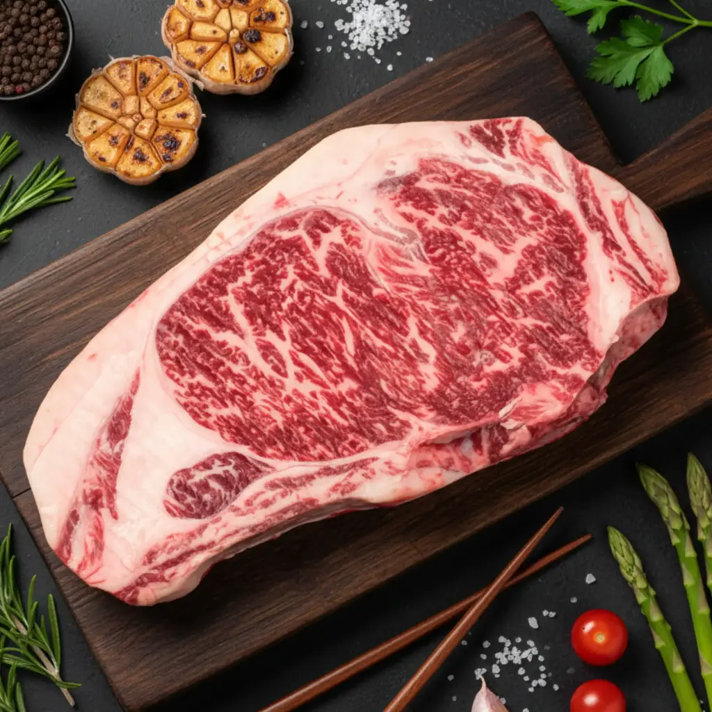Hokkaido Tokachi Nobels Herb Striploin Steak (Portion Cut) เนื้อฮอกไกโด โทคาชิ โนเบลส์ เฮิร์บ สตริปลอยน์ สเต็ค