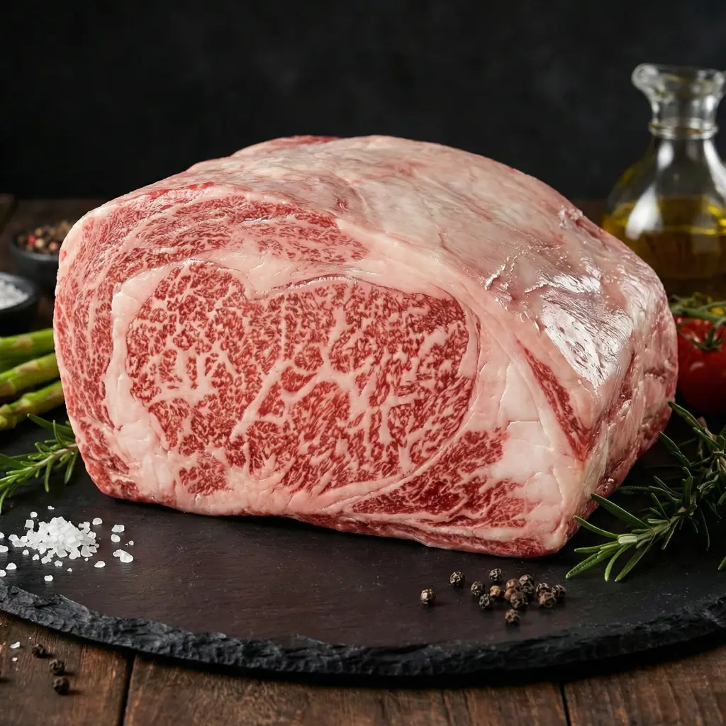 Kagoshima Wagyu A4 Ribeye Full Block เนื้อคาโกชิมาวากิว ริปอาย A4 ยกก้อน