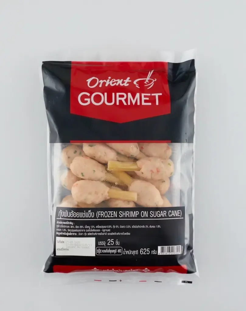 กุ้งพันอ้อย 625g (1bg x 25pcs x 25g) - Pack