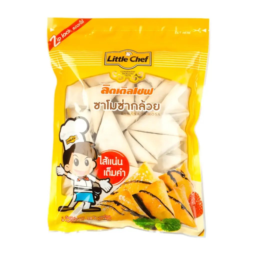 ซาโมซ่ากล้วย 510g (1bg x 34pcs x 15g) - Pack
