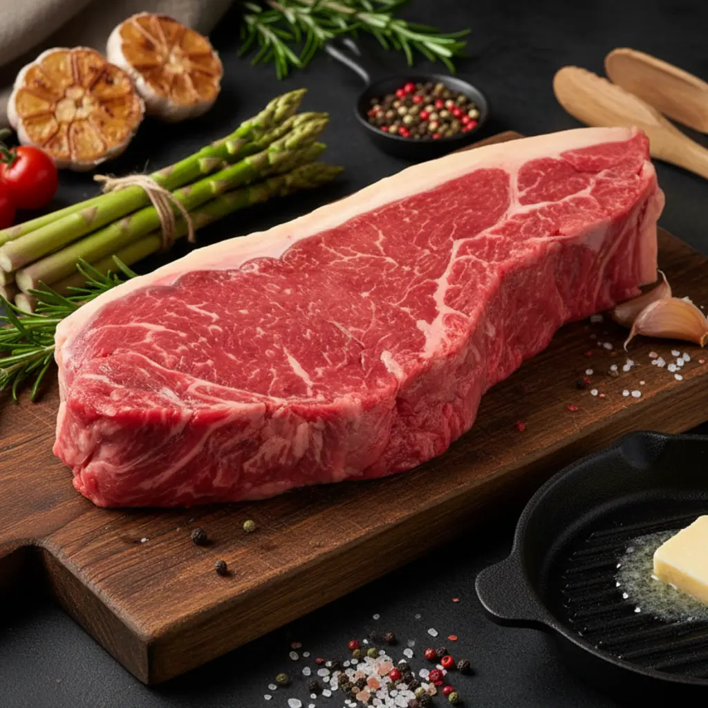 Rosedale Ruby 180 Days Grain Fed Beef Striploin Steak Cut