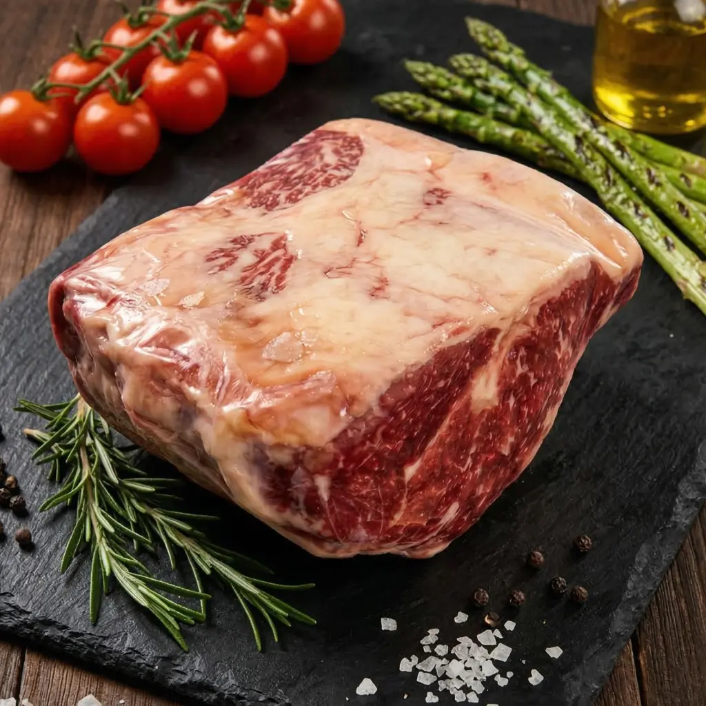 Hokkaido Holstein Beef Striploin - Full Block  เนื้อฮอกไกโด โฮลสไตน์ สตริปลอยน์ ยกก้อน 