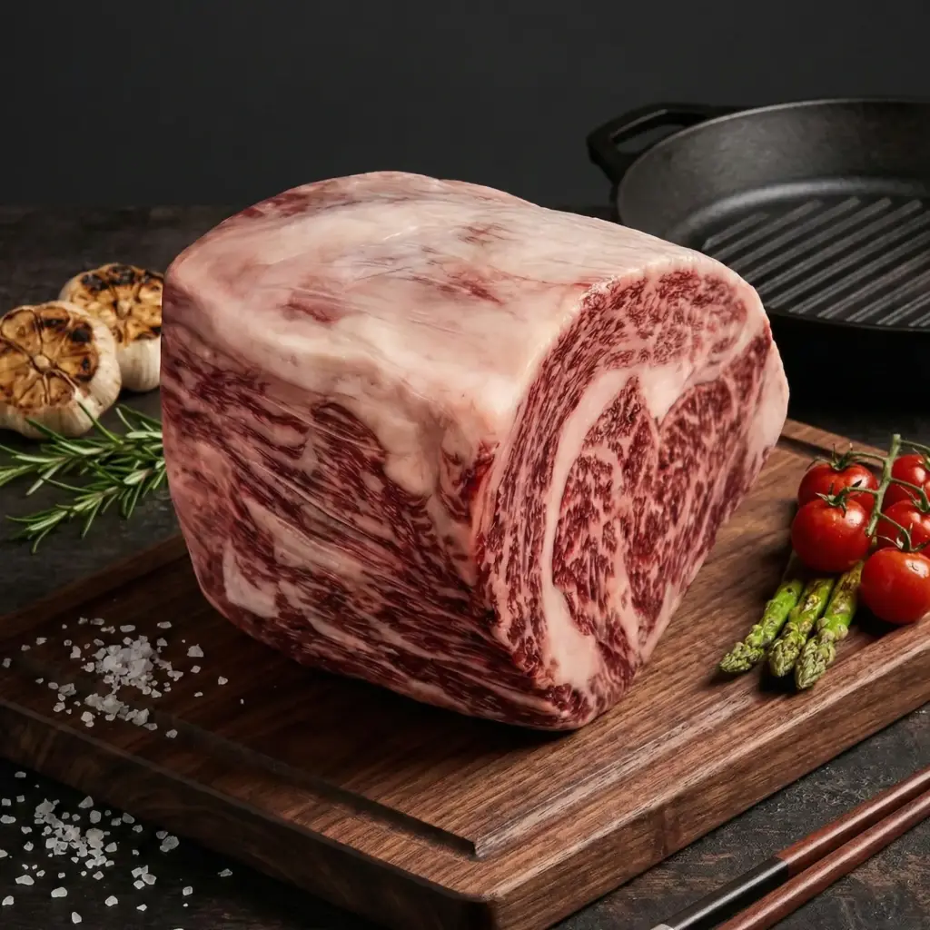 Kagoshima Wagyu Ribeye A5 - Full Block  เนื้อคาโกชิม่า วากิว ริปอาย A5 - ยกก้อน