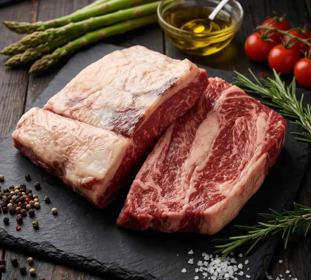 Kagoshima Wagyu Tomo Sankaku (Tri Tip) A5 - Mini Block  เนื้อคาโกชิม่า วากิว โทโมะ ซังคาคุ (ไตร ทิป) A5 - เนื้อก้อนตัดแบ่ง
