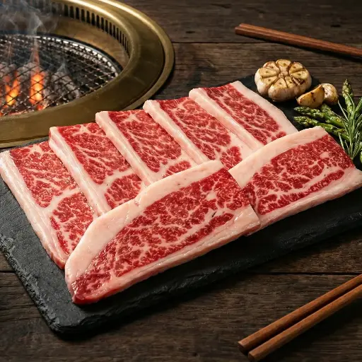 [CMBE01106602] Hokkaido Tokachi Nobels Beef  Rib Kaburi Yakiniku 250g/pack