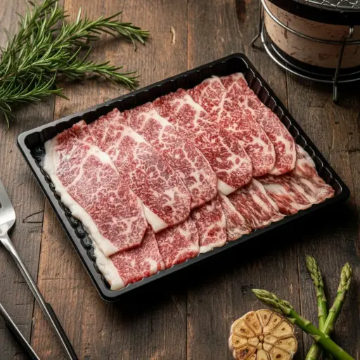 [CMBE07107202] Miyazaki Wagyu A5 Rib Kaburi Yakiniku เนื้อมิยาซากิ วากิว ริบ คารูบิ A5 ยากินิคุ 250g/pack