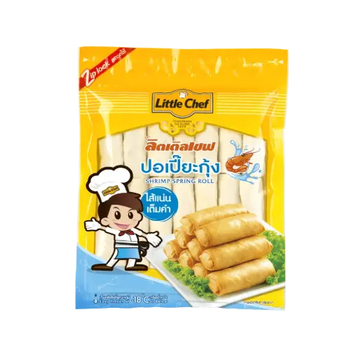 [SSSR0230EB00001] ปอเปี๊ยะกุ้ง 1,000g (1bg x 40pcs x 25g) - Pack