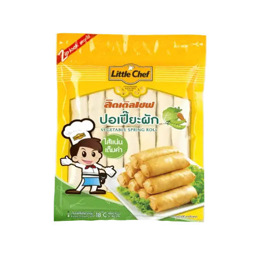 [SVSR0159EB00004] ปอเปี๊ยะผัก 1,000g (1bg x 40pcs x 25g) - Pack