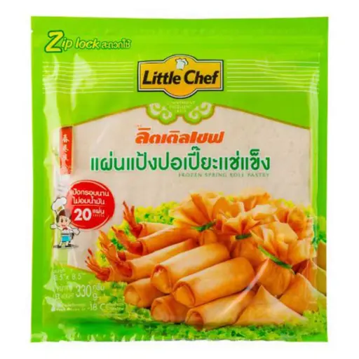 [SSRP0169EB00011] แผ่นแป้งปอเปี๊ยะ 8.5" 330g (1bg x 20pcs x 16.5g) - Pack