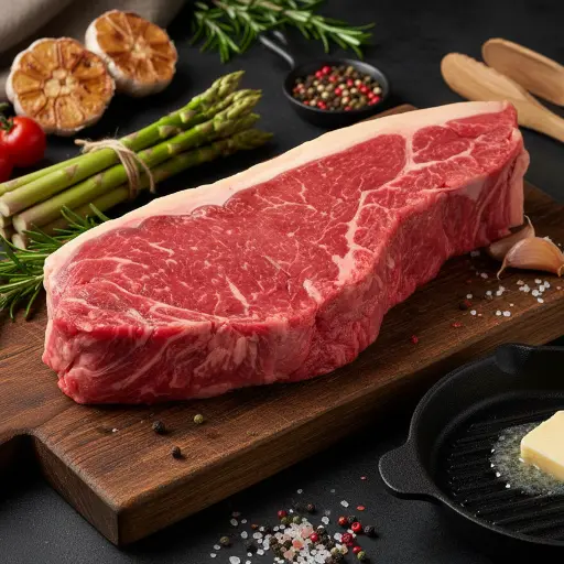 Rosedale Ruby 180 Days Grain Fed Beef Striploin Steak Cut