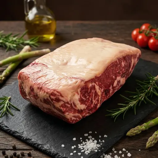 Hokkaido Holstein Beef Striploin - End Cut - Full Block  เนื้อฮอกไกโด โฮลสไตน์ สตริปลอยน์ ส่วนท้าย ยกก้อน