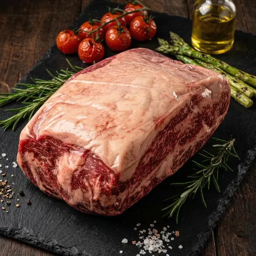 Rosedale Ruby 180 Days Grain Fed Beef Navel End Brisket - Full Block  เนื้อโรสเดลรูบี้ ออสเตรเลีย เกรนเฟด 180 วัน เนเวิล เอนด์ บริสเก็ต ยกก้อน
