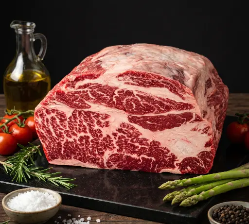 [LMBE021112W15] Kagoshima Wagyu Chuck Eye Roll A4 - Mini Block   เนื้อคาโกชิมาวากิว ชัคอายโรล A4 - เนื้อก้อนตัดแบ่ง