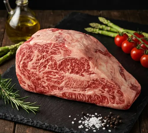 [LMBE021039W11] Kagoshima Wagyu Striploin A5 End Cut - Mini Block  เนื้อโยเนซาวะ วากิว สตริปลอยน์ A5 หัวเนื้อ - เนื้อก้อนตัดแบ่ง