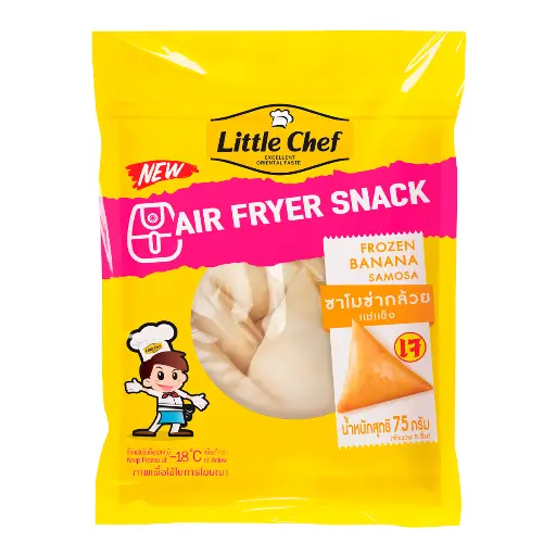 [SBNS571EB000001] ซาโมซ่ากล้วย สำหรับหม้อทอดไร้น้ำมัน 75g (1bg x 5pcs x 15g) - Pack