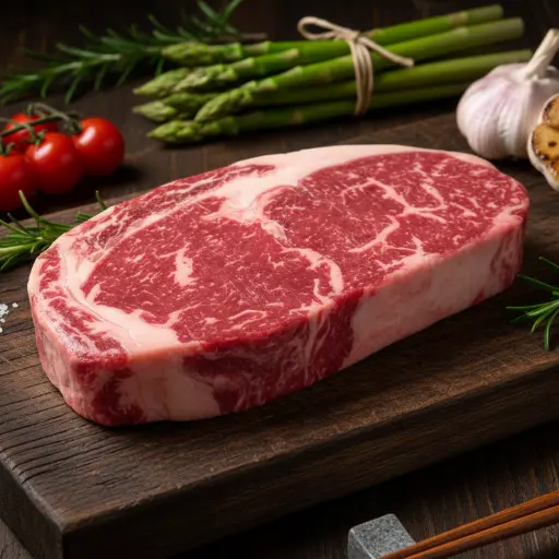 Ruby Reserve Wagyu Beef Ribeye Steak MB 6/7 เนื้อวากิวออสเตรเลีย ริปอาย MB6/7 ตัดสเต็ค