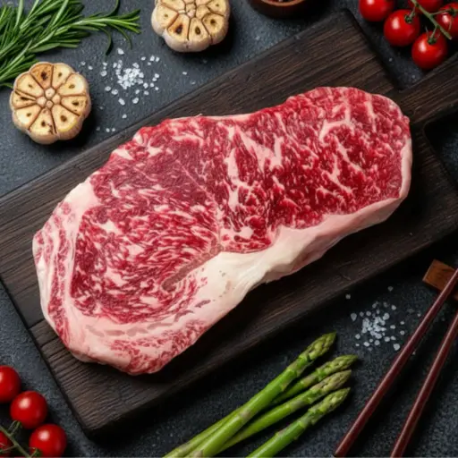 Hokkaido Tokachi Nobels Herb Striploin Steak (Portion Cut) เนื้อฮอกไกโด โทคาชิ โนเบลส์ เฮิร์บ สตริปลอยน์ สเต็ค