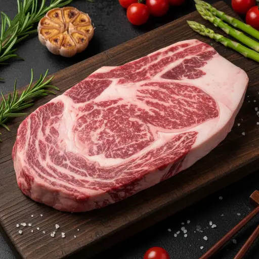 Hokkaido Tokachi Nobels Herb Ribeye Steak (Portion Cut) เนื้อฮอกไกโด โทคาชิ โนเบลส์ เฮิร์บ ริปอาย สเต็ค