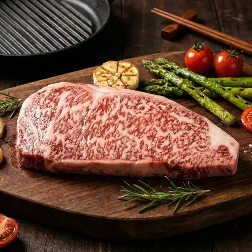 Oita Wagyu A4 Striploin Steak (Portion Cut) เนื้อโออิตะ วากิว A4 สตริปลอยน์  ตัดสเต็ค