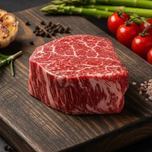 Yugo Wagyu Beef Tenderloin Steak MB 4/5 เนื้อวากิวออสเตรเลีย เทนเดอลอยน์ MB4/5 ตัดสเต็ค