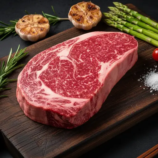 Yugo Wagyu Beef Striploin Steak MB 6/7 เนื้อวากิวออสเตรเลีย สตริปลอยน์ MB6/7 ตัดสเต็ค